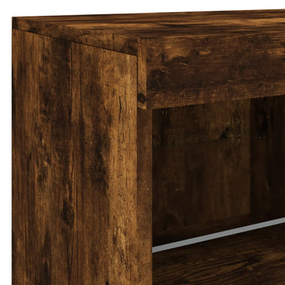 Senkki LED-valoilla savutammi 81x37x67 cm