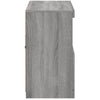 Senkki LED-valoilla harmaa Sonoma 81x37x67 cm