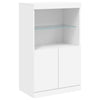 Senkki LED-valoilla valkoinen 60,5x37x100 cm