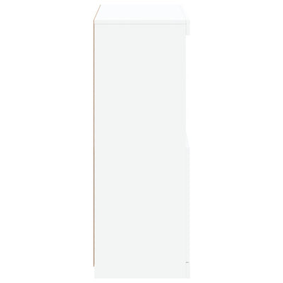 Senkki LED-valoilla valkoinen 60,5x37x100 cm