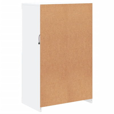 Valkoinen senkki led-valoilla Velichi 60,5x37x100cm