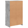 Senkki LED-valoilla betoninharmaa 60,5x37x100 cm