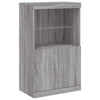 Senkki LED-valoilla harmaa Sonoma 60,5x37x100 cm