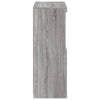 Senkki LED-valoilla harmaa Sonoma 60,5x37x100 cm