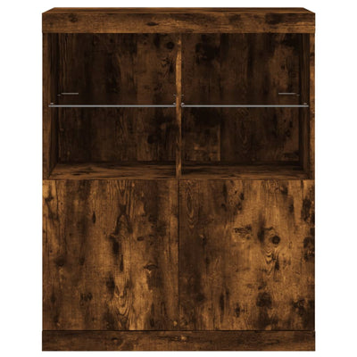 Senkki LED-valoilla savutammi 81x37x100 cm