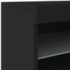 Senkki LED-valoilla musta 41x37x67 cm