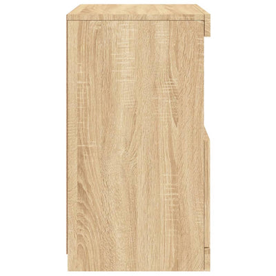 Sonoma-tammi senkki led-valoilla Corteza 41x37x67cm