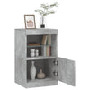 Senkki LED-valoilla betoninharmaa 41x37x67 cm