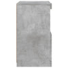 Senkki LED-valoilla betoninharmaa 41x37x67 cm