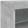 Senkki LED-valoilla betoninharmaa 41x37x67 cm