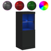 Senkki LED-valoilla musta 41x37x100 cm