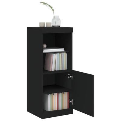 Senkki LED-valoilla musta 41x37x100 cm
