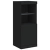 Senkki LED-valoilla musta 41x37x100 cm