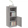 Senkki LED-valoilla harmaa Sonoma 41x37x100 cm