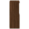 Senkki LED-valoilla ruskea tammi 41x37x100 cm