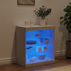 Senkki LED-valoilla valkoinen 60,5x37x67 cm