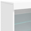 Senkki LED-valoilla valkoinen 60,5x37x67 cm