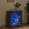 Senkki LED-valoilla musta 60,5x37x67 cm