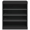 Senkki LED-valoilla musta 60,5x37x67 cm