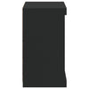Senkki LED-valoilla musta 60,5x37x67 cm