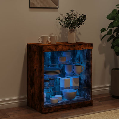 Senkki LED-valoilla savutammi 60,5x37x67 cm