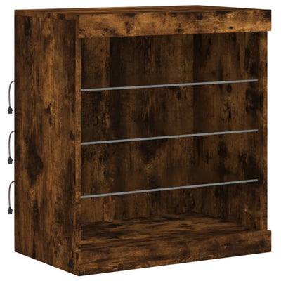 Senkki LED-valoilla savutammi 60,5x37x67 cm