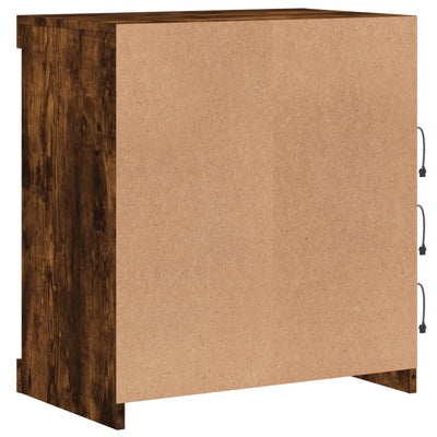 Senkki LED-valoilla savutammi 60,5x37x67 cm