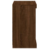 Senkki LED-valoilla ruskea tammi 60,5x37x67 cm