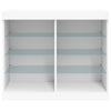 Senkki LED-valoilla valkoinen 81x37x67 cm