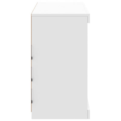 Senkki LED-valoilla valkoinen 81x37x67 cm