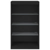 Senkki LED-valoilla musta 60,5x37x100 cm