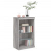 Senkki LED-valoilla harmaa Sonoma 60,5x37x100 cm