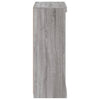 Senkki LED-valoilla harmaa Sonoma 60,5x37x100 cm