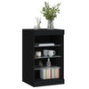Senkki LED-valoilla musta 41x37x67 cm