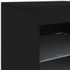 Senkki LED-valoilla musta 41x37x67 cm