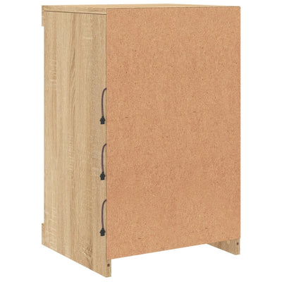 Sonoma-tammi senkki led-valoilla Caliopiea 41x37x67cm