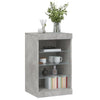 Senkki LED-valoilla betoninharmaa 41x37x67 cm