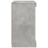 Senkki LED-valoilla betoninharmaa 41x37x67 cm