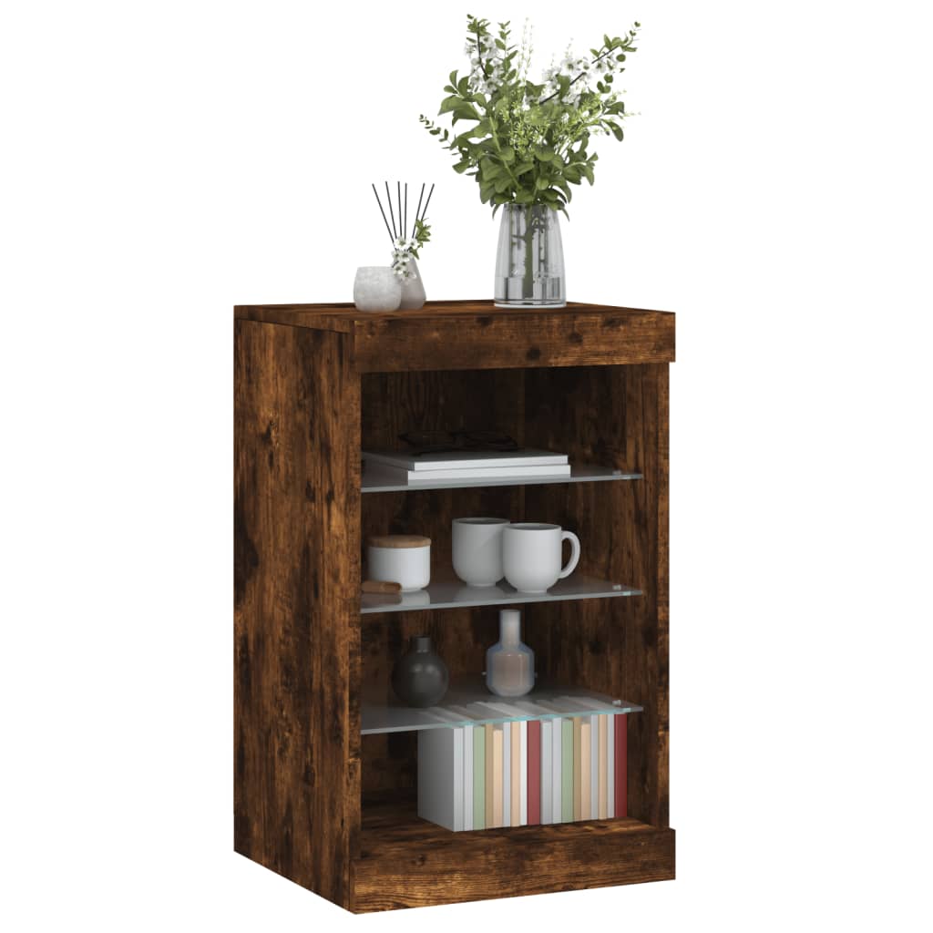 Savutammi senkki led-valoilla Caliopiea 41x37x67cm