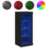 Senkki LED-valoilla musta 41x37x100 cm