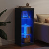 Senkki LED-valoilla musta 41x37x100 cm