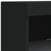 Senkki LED-valoilla musta 41x37x100 cm