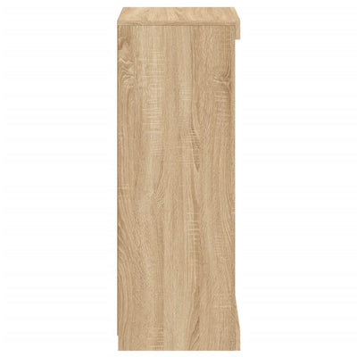 Sonoma-tammi senkki led-valoilla Limbiada 41x37x100cm