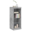 Senkki LED-valoilla betoninharmaa 41x37x100 cm