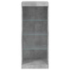 Senkki LED-valoilla betoninharmaa 41x37x100 cm