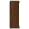 Senkki LED-valoilla ruskea tammi 41x37x100 cm