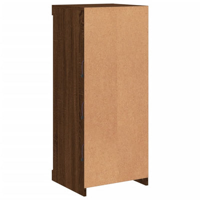 Ruskea tammi senkki led-valoilla Limbiada 41x37x100cm