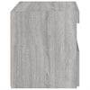 Yöpöytä LED-valoilla harmaa Sonoma 50x40x45 cm