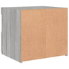 Yöpöydät LED-valoilla 2 kpl harmaa Sonoma 50x40x45 cm