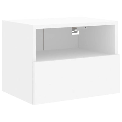 TV-seinäkaapit 2 kpl valkoinen 40x30x30 cm tekninen puu